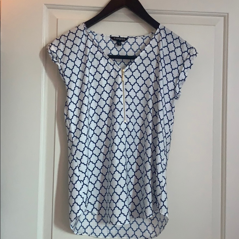 Patterned top from Express